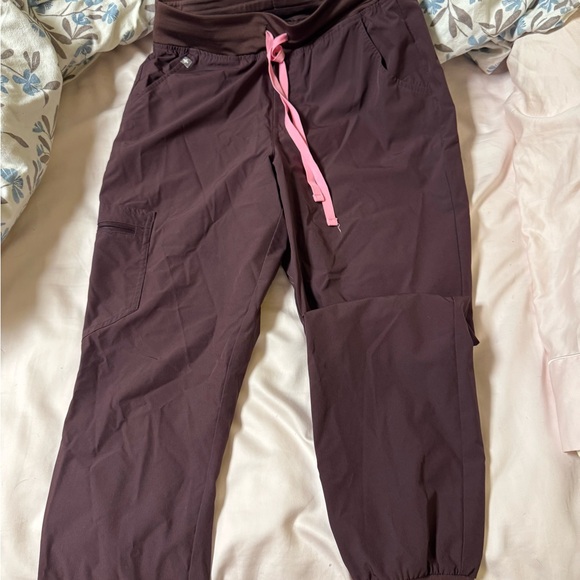 Dark Fig Brown Zamora Freex Joggers Zip Cargo Medium Set Catarina Top MINT - Picture 7 of 11